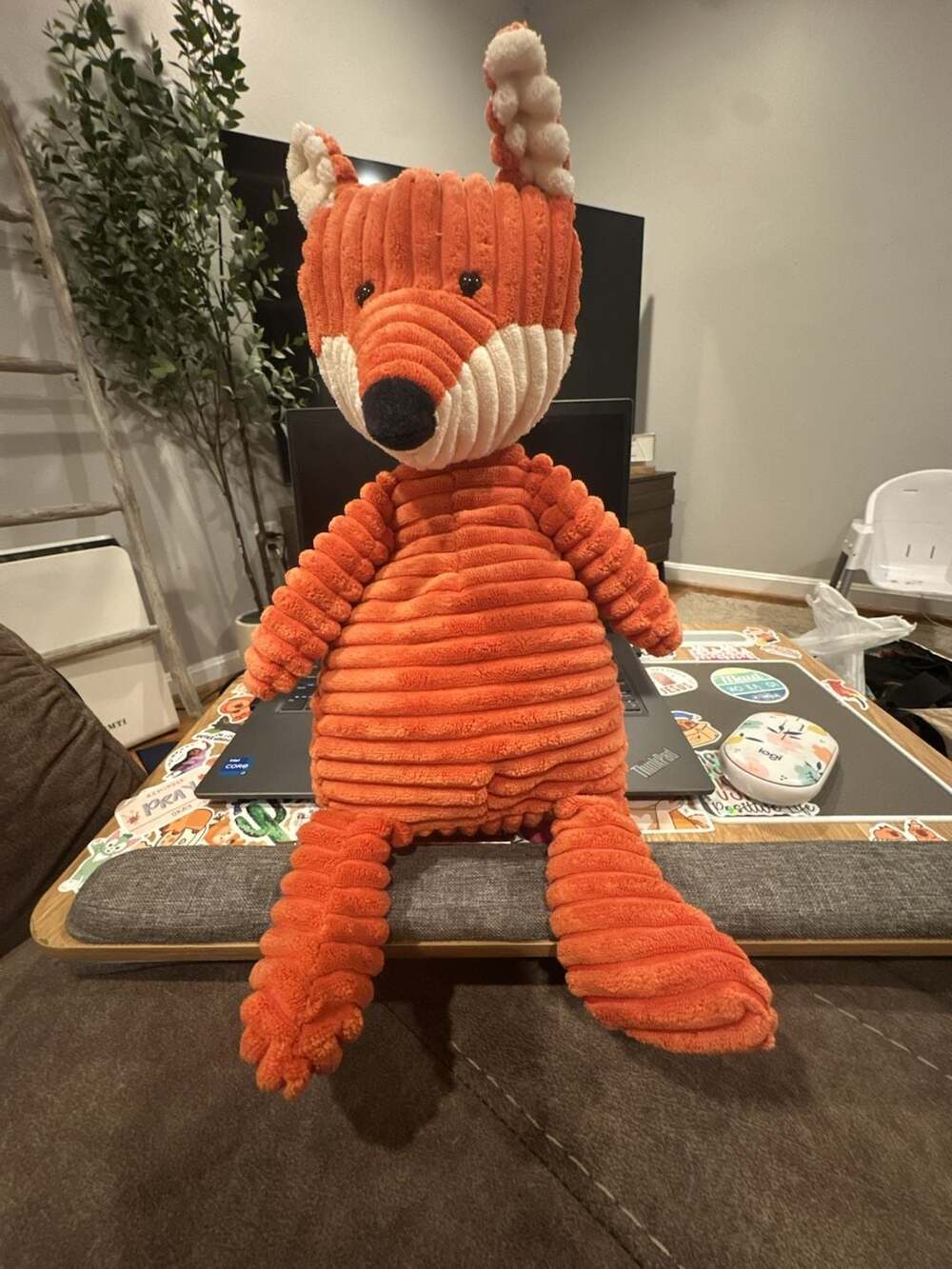 Jellycat Cordy Roy Fox Orange Stuffed Animal Plush